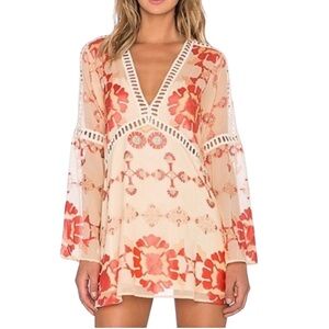 For Love and Lemons, Bohemian Mini Dress